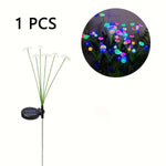 SvamplampaSol™ – Solcellslampa med 6 LED för Trädgård