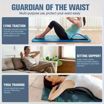 RyggstödPad™ – Justerbart Ergonomiskt Ryggstöd för Yoga