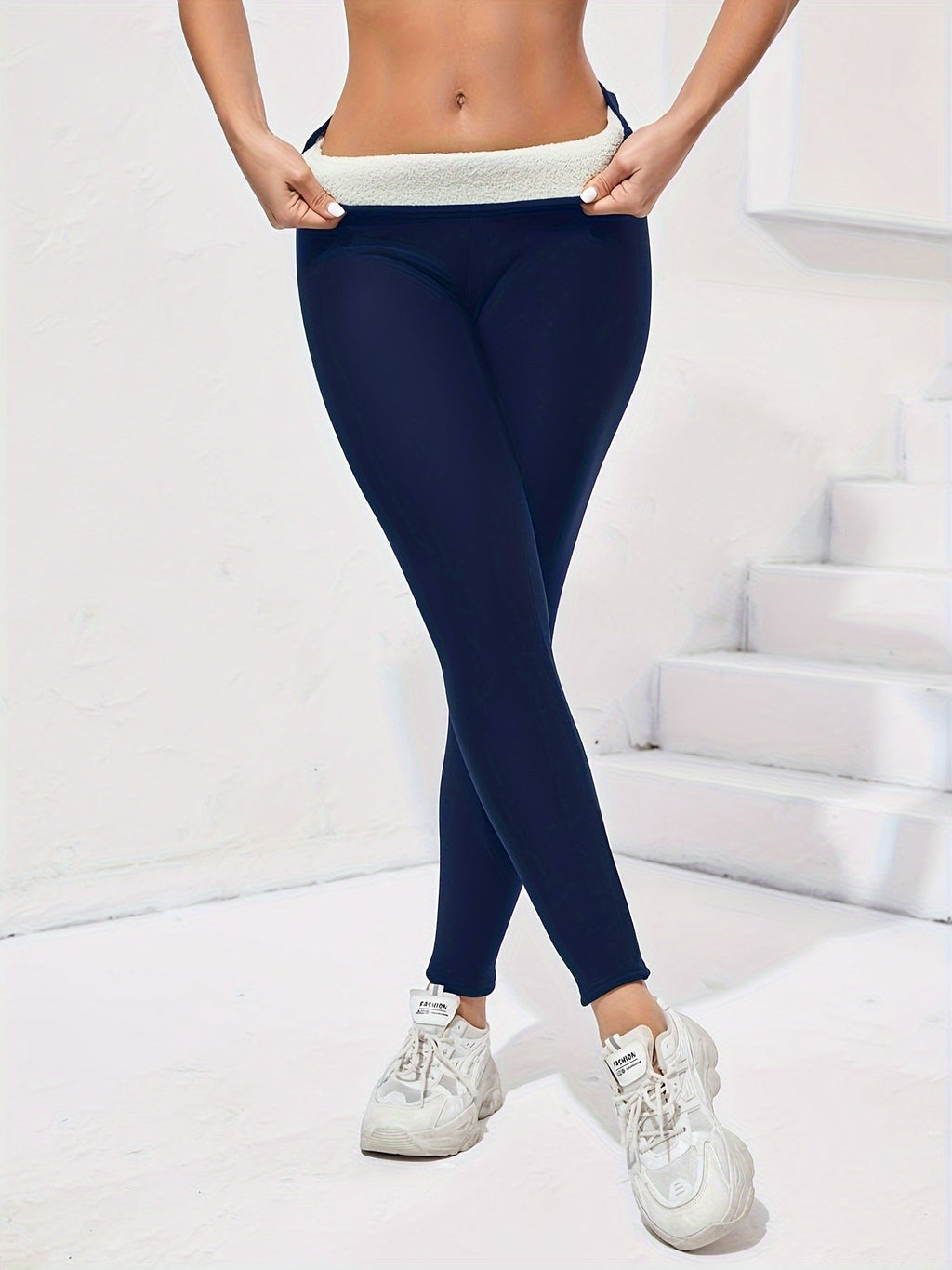Yoga leggings dam – värmande & elastiska