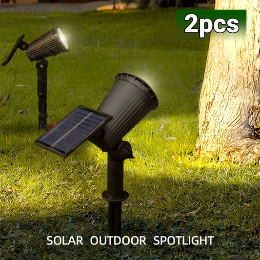 SolarSpotLights™ – 2-pack RGB LED Solspotlights Utomhus