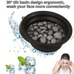 Hopfällbar Silikonskål för Kylande Ansiktsbehandling