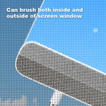 Vindus- og nettingbørste med teleskophåndtak