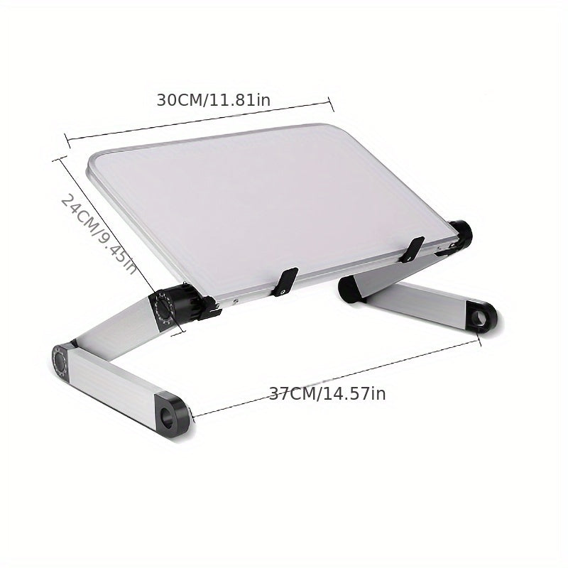 Justerbart Aluminium Bokställ med Klämmor