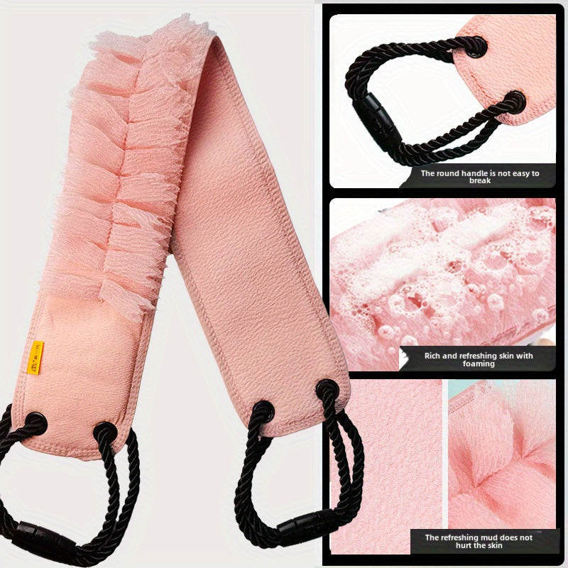 Extra Lång Ryggskrubb 92 cm, Loofah Mesh