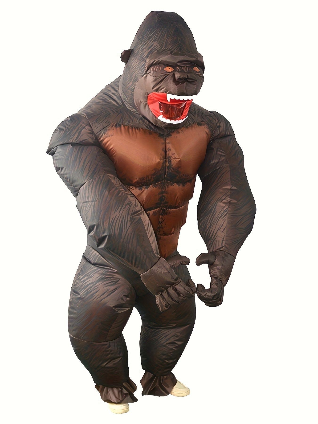 Uppblåsbar Gorilla Maskeraddräkt för Vuxna
