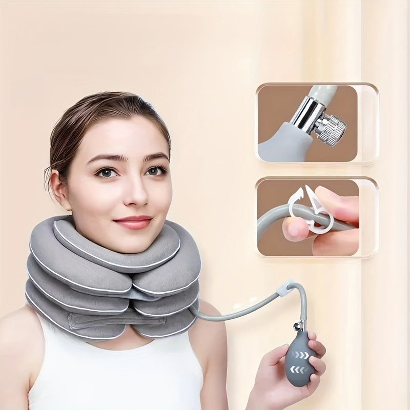 NeckEase™ – Säädettävä puhallettava niskatyyny