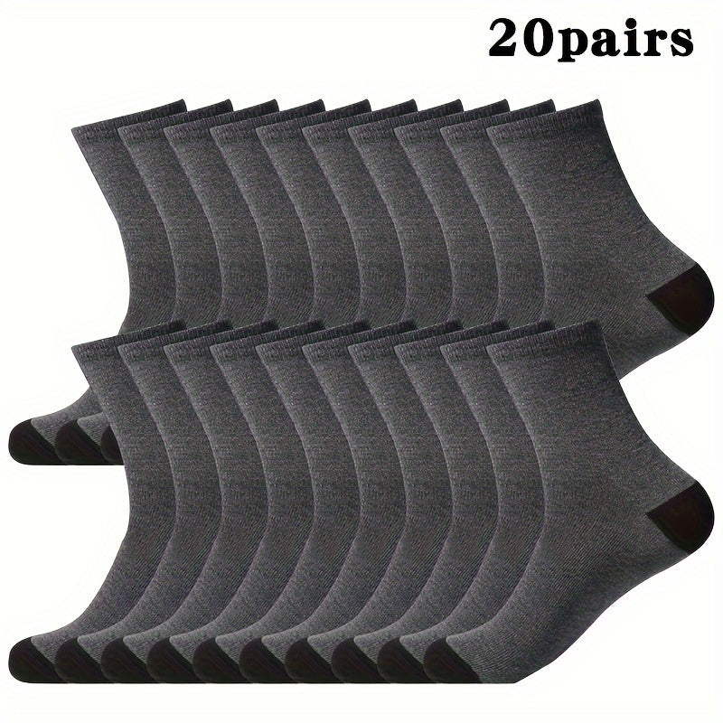 BasicBlack – 20/30/50 par svarta herrstrumpor