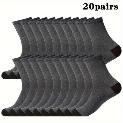 BasicBlack – 20/30/50 par svarta herrstrumpor