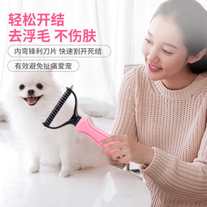 Koirien ja kissojen turkkiharja – selvitys- ja turkinhoitokampa