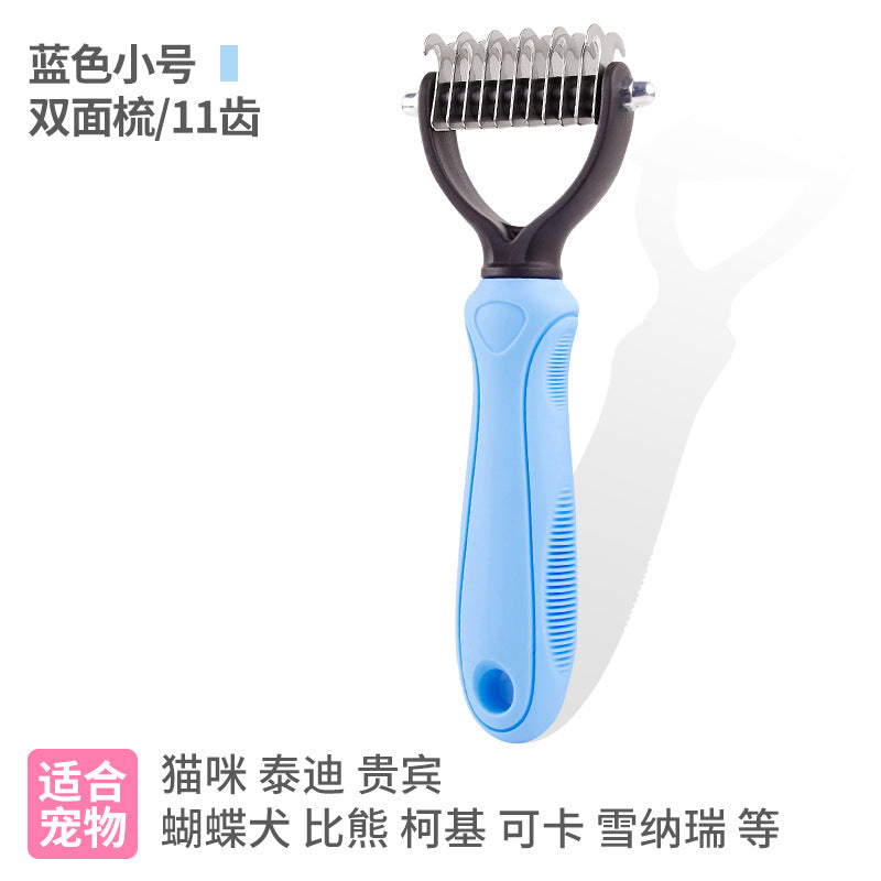 Pelsbørste for hunder og katter – Kam for utfloking og pelspleie