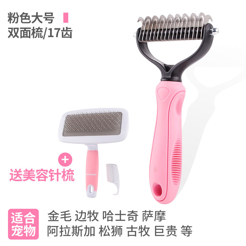 Koirien ja kissojen turkkiharja – selvitys- ja turkinhoitokampa