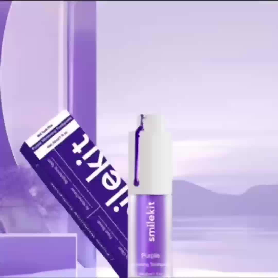 Lila Tandkräm för Vitare Leende