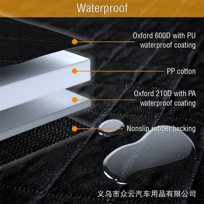 BilHundMatta™ – Vattentät Bakre Bilmatt för Hundar