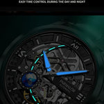 Klocka Rasmus (automatisk herrklocka med skelett-urtavla & tourbillon-inspirerad design)