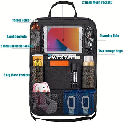 Bilorganisatör™ – 10-fack med Kopphållare