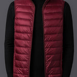 Herrväst ståkrage – lätt väst för vår & höst