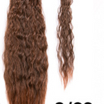 Lång Lockig Hästsvans – Fästes med Kardborreband, Naturligt Utseende