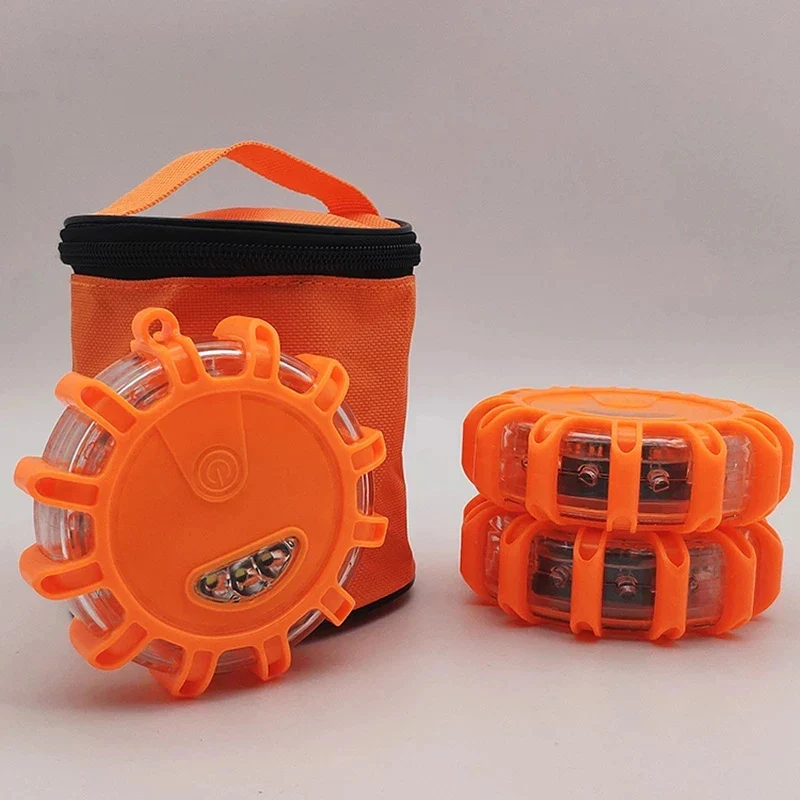 SafeFlare™ – Kompakt LED Varningslampa för Bil | Hög Synlighet & Flera Ljuslägen