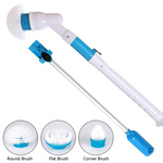 TurboScrub Roterande Rengöringsborste – Laddningsbar med Teleskopskaft