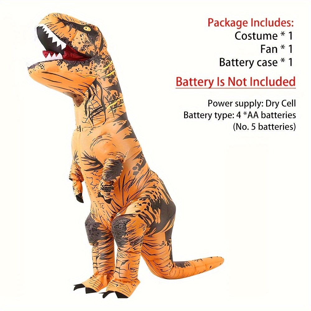 Puhallettava T-Rex-asu aikuisille