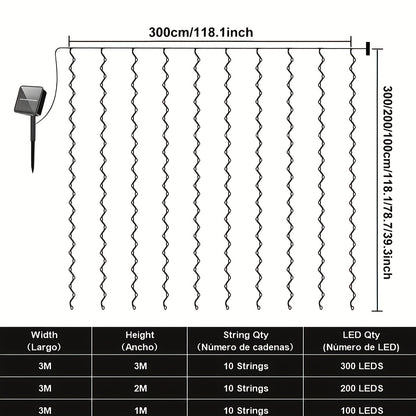 LED Gardinlampa™ – 100/200/300 LED Ljusslinga för Fest