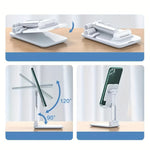 Mobiiliteline – Säädettävä ja kompakti teline mobiililaitteille ja tableteille