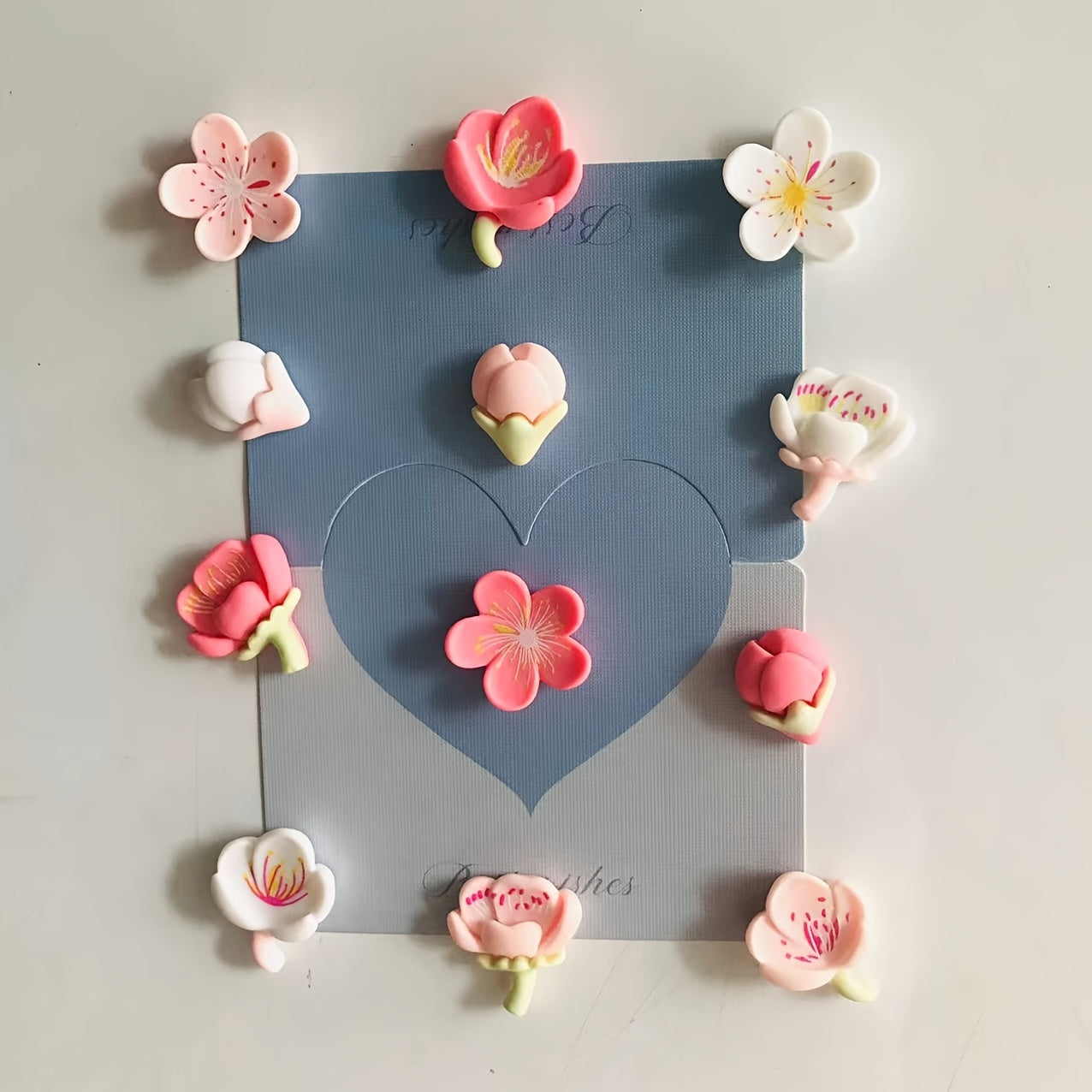 BlomMagnet™ – 12-pack Rosa Persikoblommor