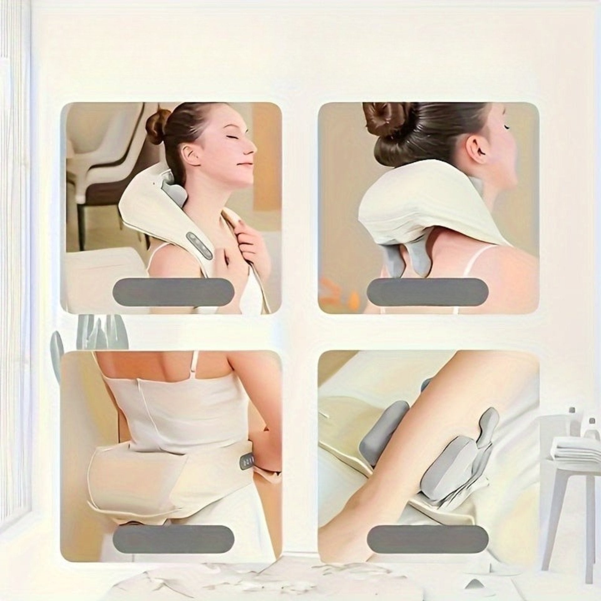 VärmeLind™ – kannettava kaulan ja vartalon lämmitin hieronnalla (USB) 