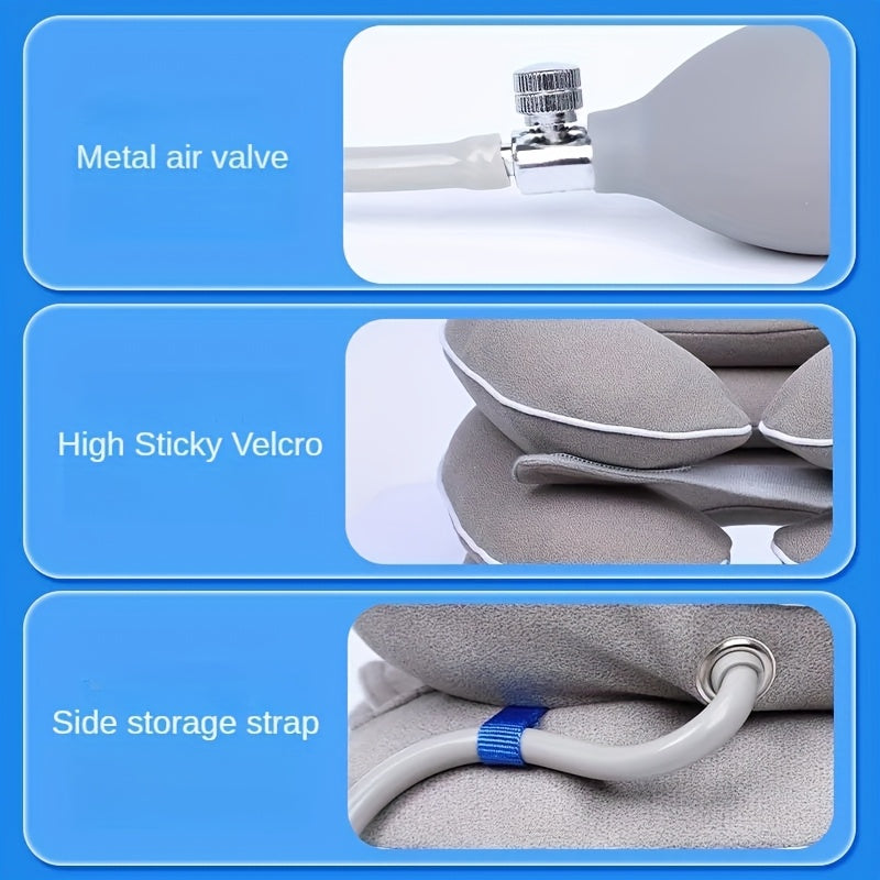 NeckEase™ – Säädettävä puhallettava niskatyyny