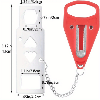 SafeLock™ – Portabel Dörrsäkerhet med Nyckelring