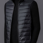 Herrväst ståkrage – lätt väst för vår & höst