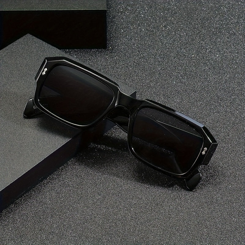 SquareLook™ – Herrglasögon med Svarta Glas