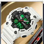 Klocka Tobias (digital herrklocka med dubbeltid, alarm & vattenskydd 50 m)