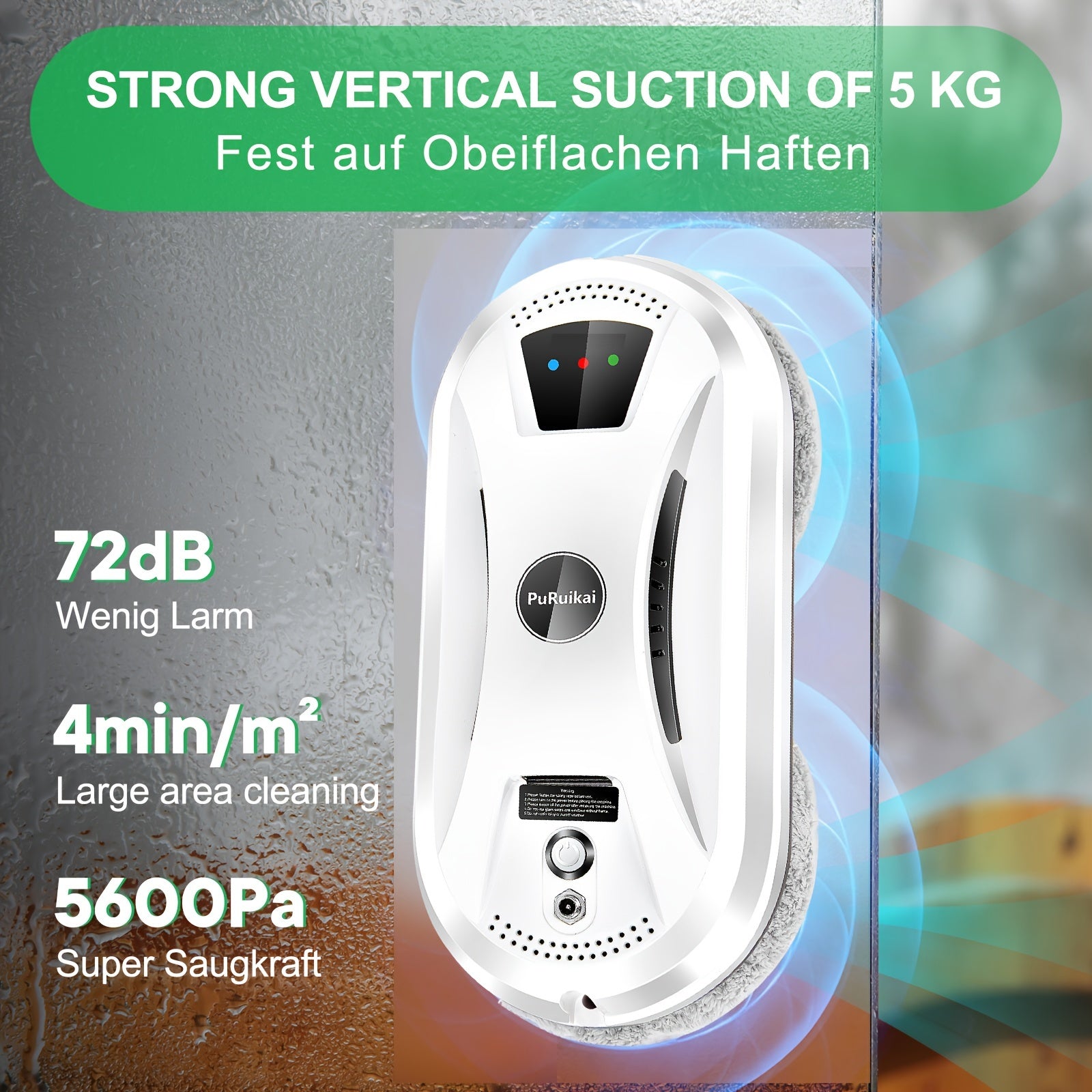 FönsterRobot™ – Fjärrstyrd Fönsterputsrobot för Hemmet