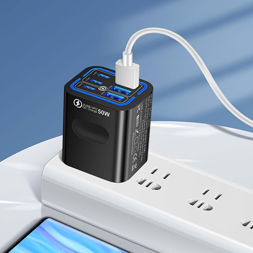 Pikalaturi – 6-porttinen USB-C