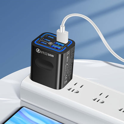 Pikalaturi – 6-porttinen USB-C