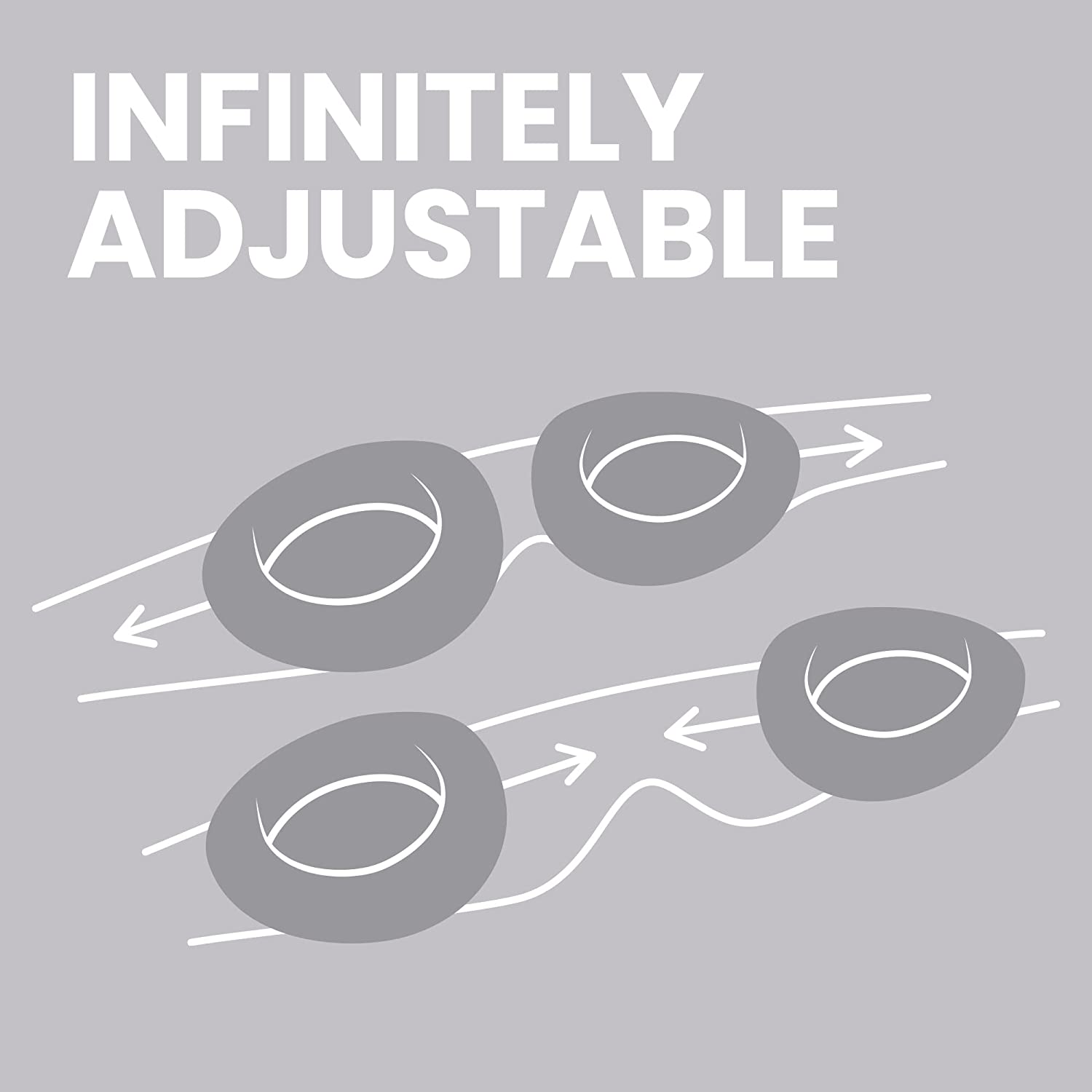 Kolsvart - Sovmask med justerbara ögonkoppar