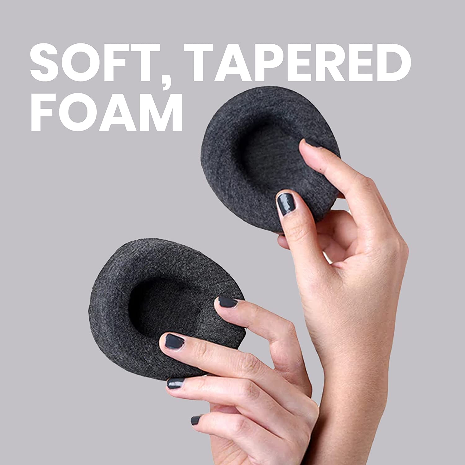 Kolsvart - Sovmask med justerbara ögonkoppar