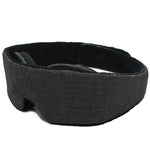 Kolsvart - Sovmask med justerbara ögonkoppar