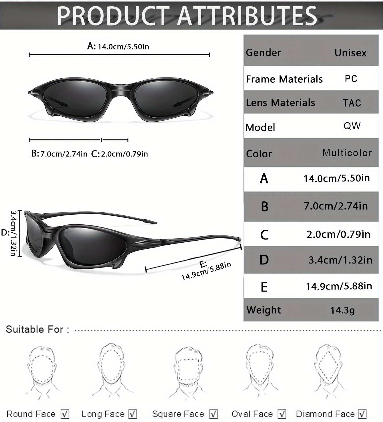 Cat Eye glasögon – unisex modeglasögon i flera färger