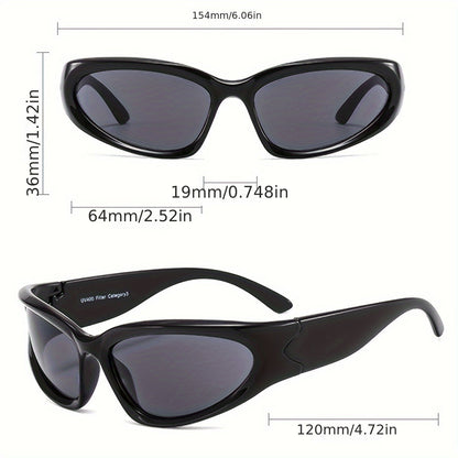 Modeglasögon – amerikansk stil med resin-dekoration