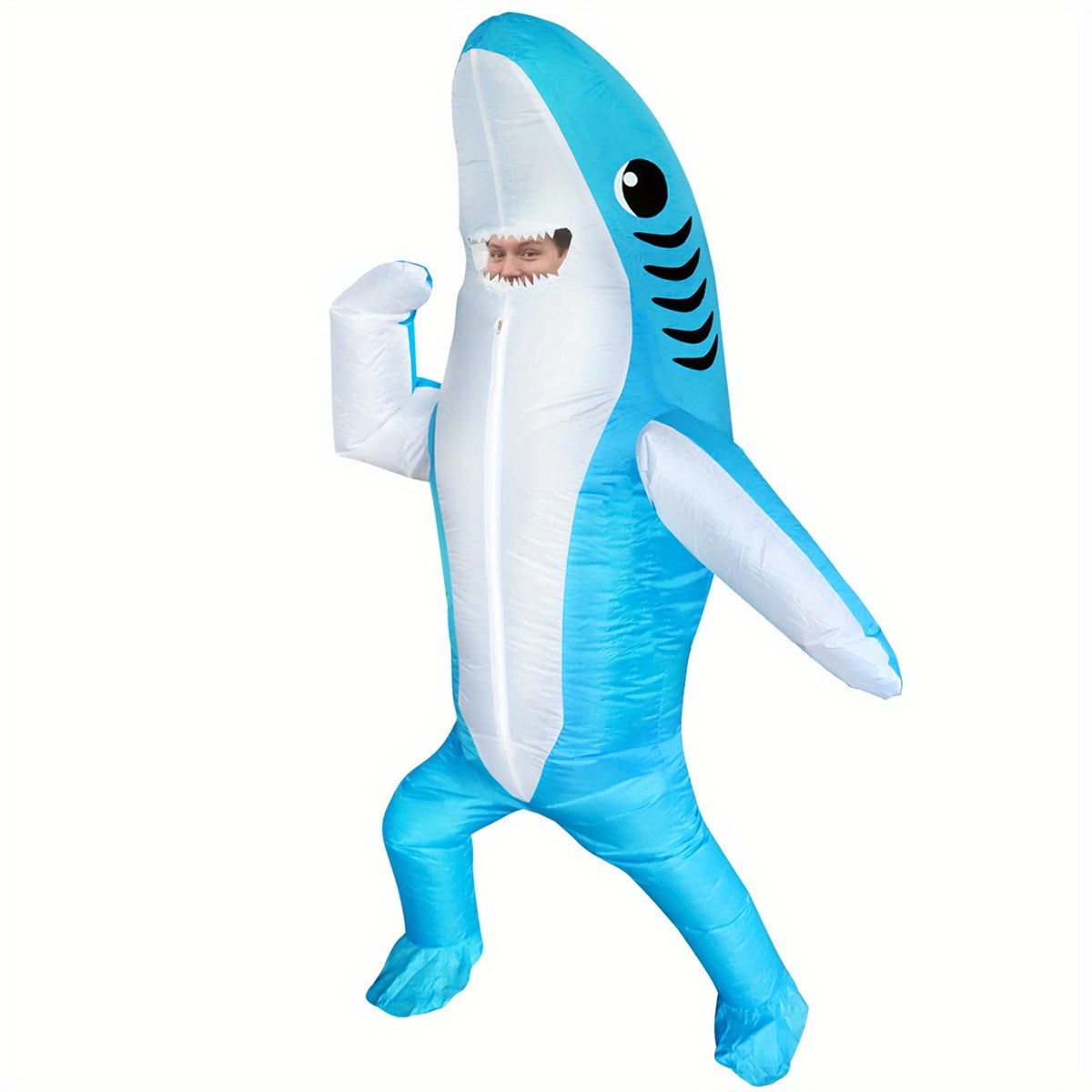 Ilmatäytteinen sinihain asu aikuisille, Halloween