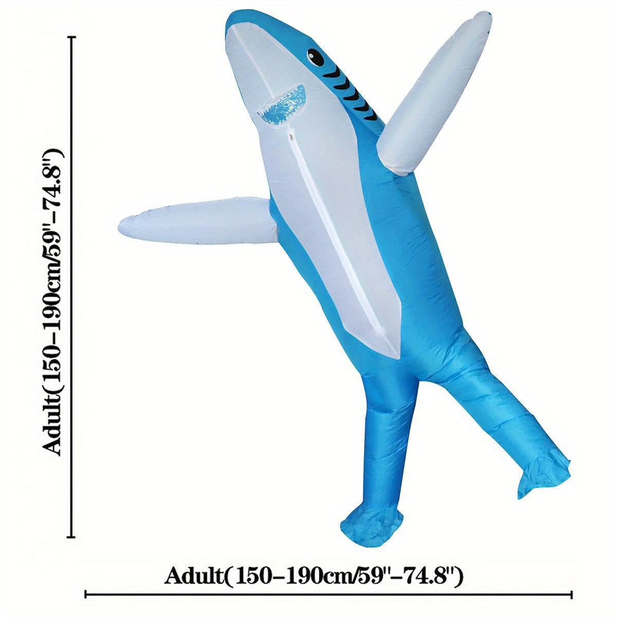 Ilmatäytteinen sinihain asu aikuisille, Halloween
