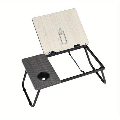 Laptopbord justerbart – 5 nivåer höjd, portabelt skrivbord för soffa & kontor