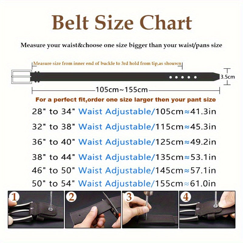 2-pack Stilrena Herrbälten i Läder – Klassisk Stil för Jeans & Vardag