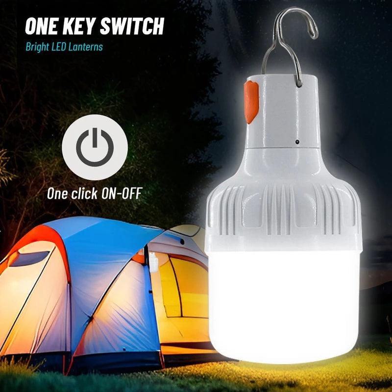 USB Lampa™ – Uppladdningsbar LED-lampa för Utomhus