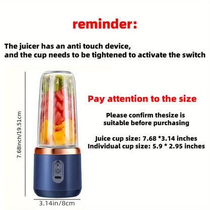 JuiceGo™ – Portabel Elektrisk Blender 400ml