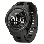 Sportklocka herr – digital med kronograf & LED