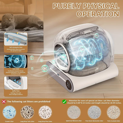 Självrengörande Robotlåda för Kattströ