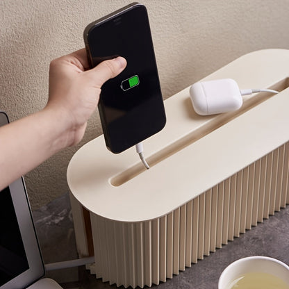 KabelBox™ – Praktisk Kabelorganisatör med Lock